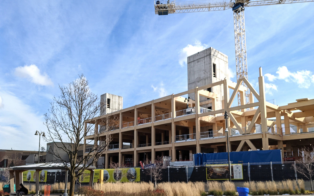 Ontario’s First Zero-Carbon, Mass Timber Academic Building Takes Shape
