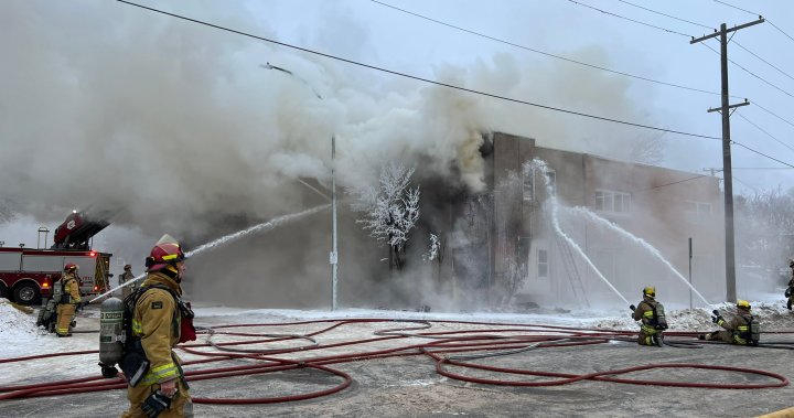 Regina fire department responds to apartment fire – Regina