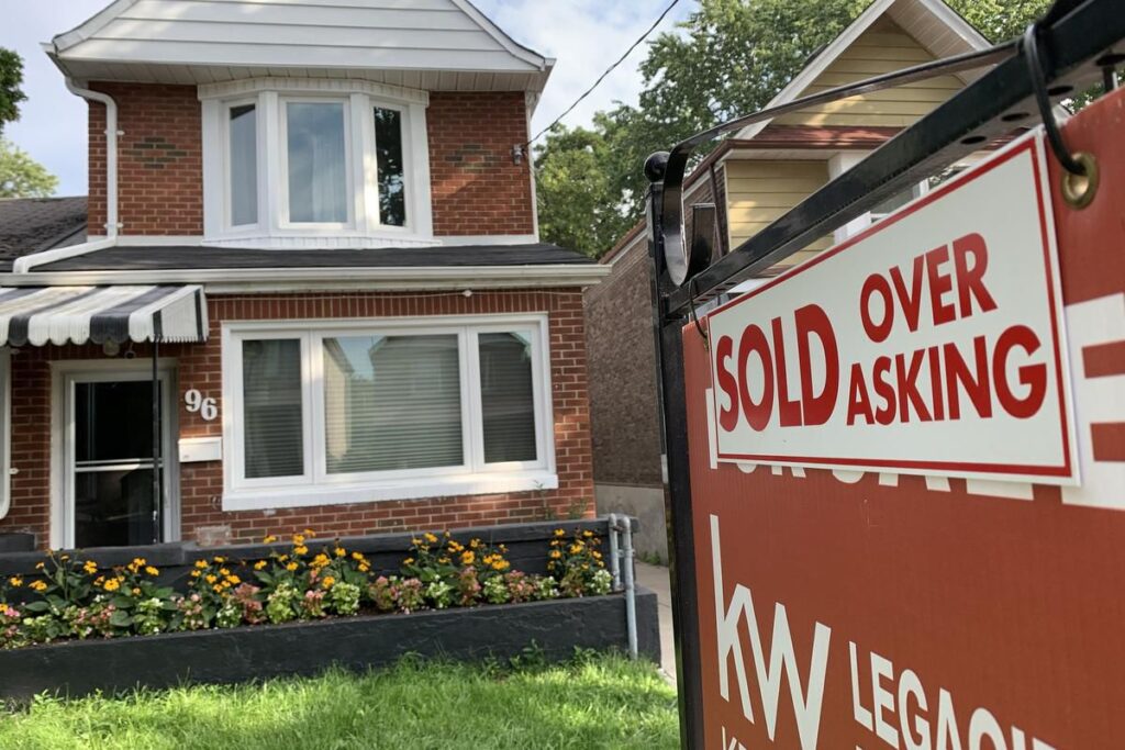 Toronto area home prices shoot up by another 13% as new listings suddenly plunge