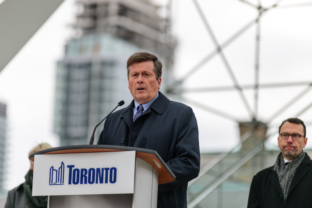 With Election on Horizon, Toronto Mayor John Tory Discusses Housing Track Record