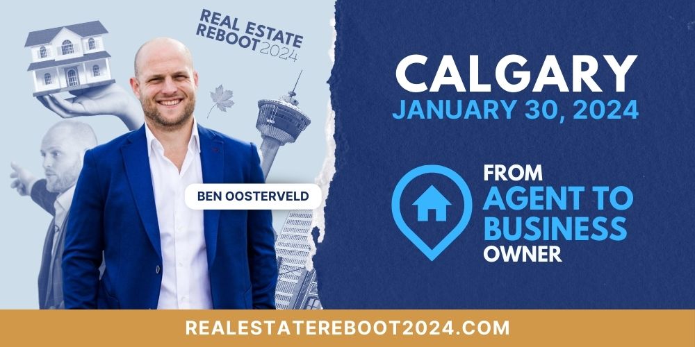 Transform your business with Ben Oosterveld’s ‘Real Estate Reboot Tour’ – scale up, stress down